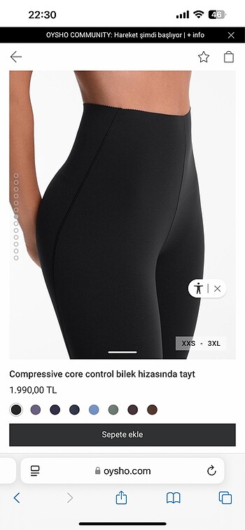 Oysho Oysho core control tayt