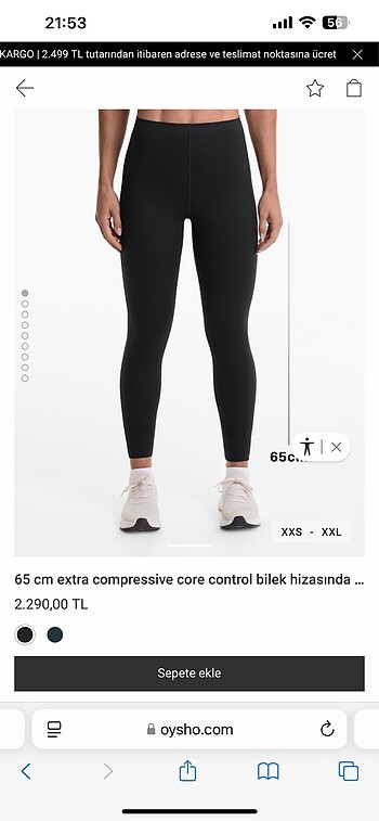 Oysho extra compressive
