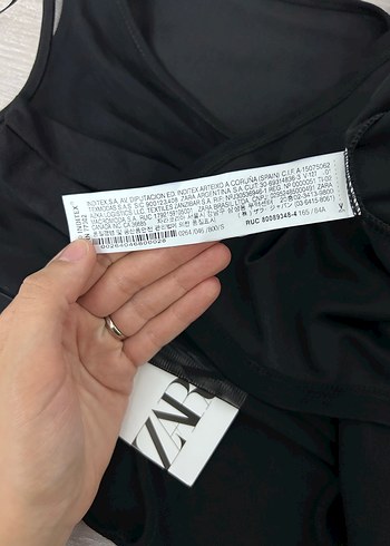 Siyah Kemerli Midi Kolsuz Elbise - Görsel 6