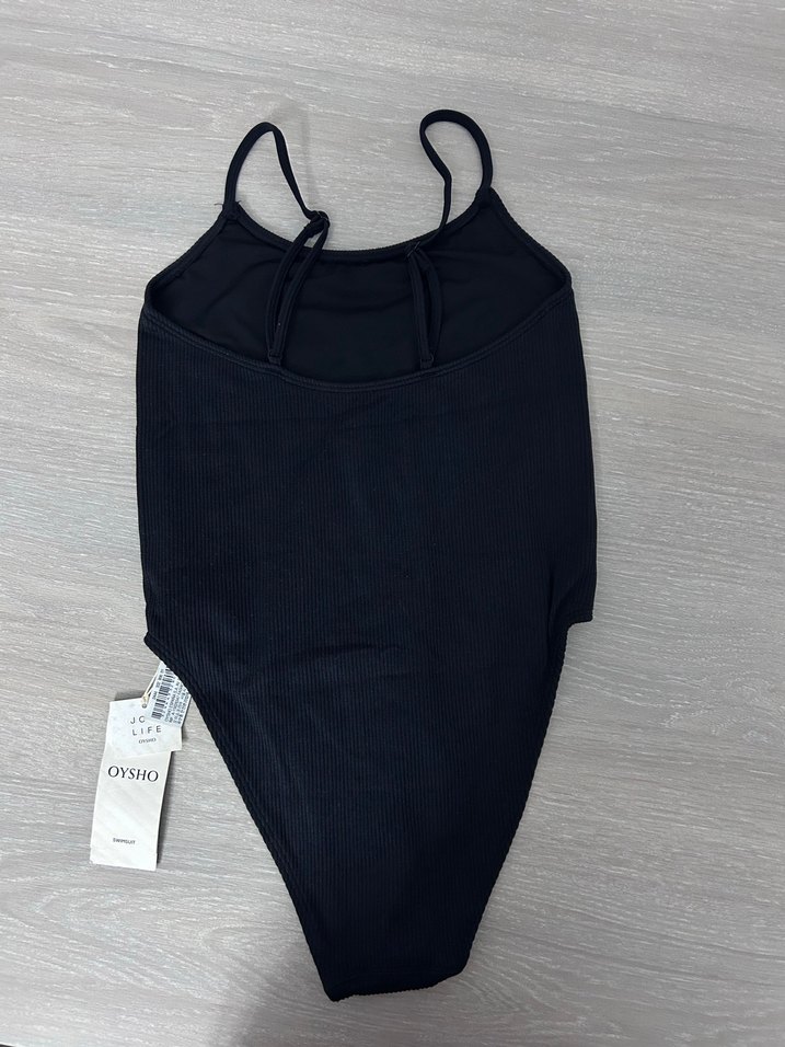 Siyah İnce Askılı bodysuit - Görsel 2