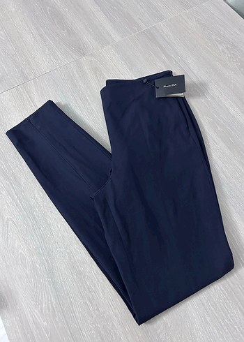 Kadın Mavi Normal Boylu Kumaş Pantolon - Görsel 2