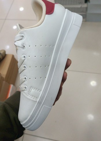 Diğer Beyaz Bağcıklı Kadın Sneakers