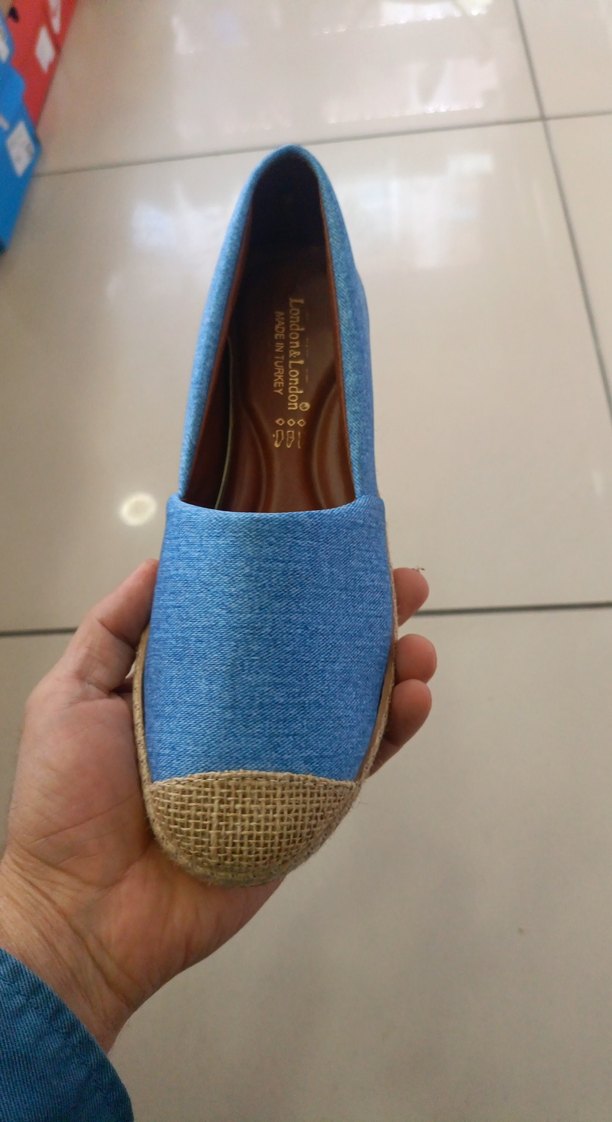 Kadın Mavi Denim Dolgu Topuk Espadril
38_39_40_41 numaraları var - Görsel 2
