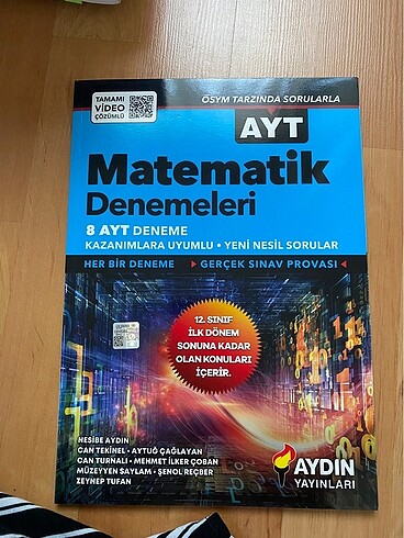 Aydın Yayınları 8li AYT Matematik Denemeleri