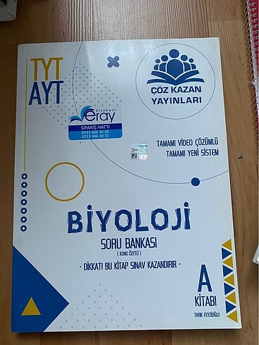 Çözkazan Yayınları TYT AYT Biyoloji Test Kitabı