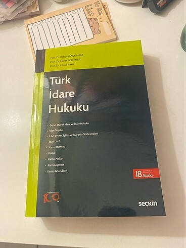 Türk idare hukuku seçkin yayınları