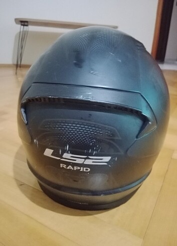 ls2 siyah kask rapid ll  - Görsel 4