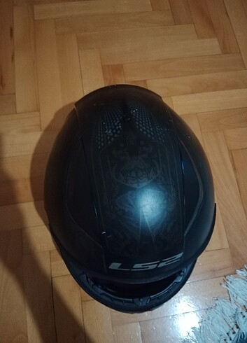 ls2 siyah kask rapid ll  - Görsel 5