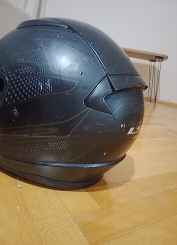 ls2 siyah kask rapid ll  - Görsel 7