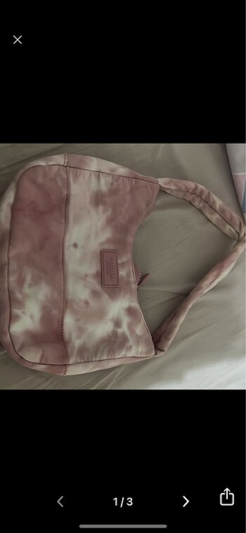 pull&bear pembe baget canta