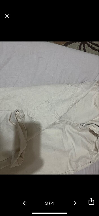 xs Beden trendyol bej baggy pantolon