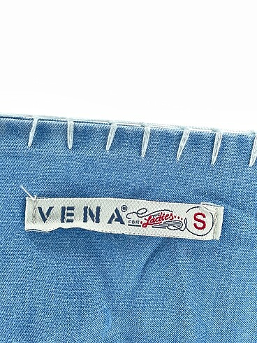 s Beden mavi Renk Vena Kısa Elbise %70 İndirimli.
