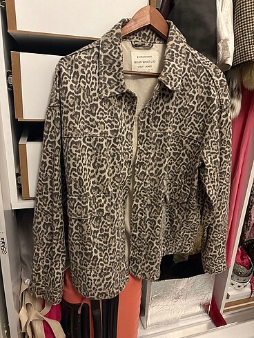 Stradivarius leopar ceket