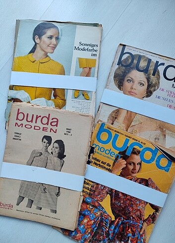 Vintage burda dikiş dergisi
