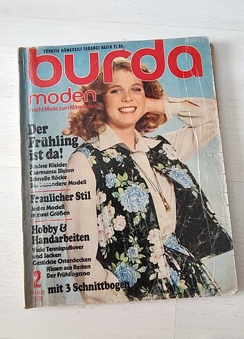 Vintage Burda dergisi