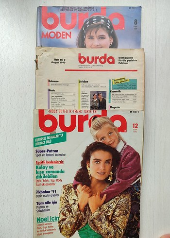 1989,1990 burda, dergisi