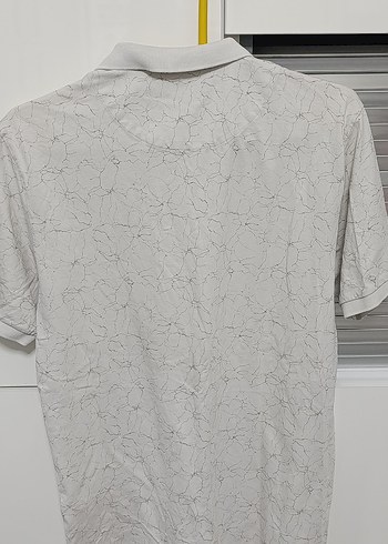 Erkek Beyaz Desenli Tişört - Görsel 4