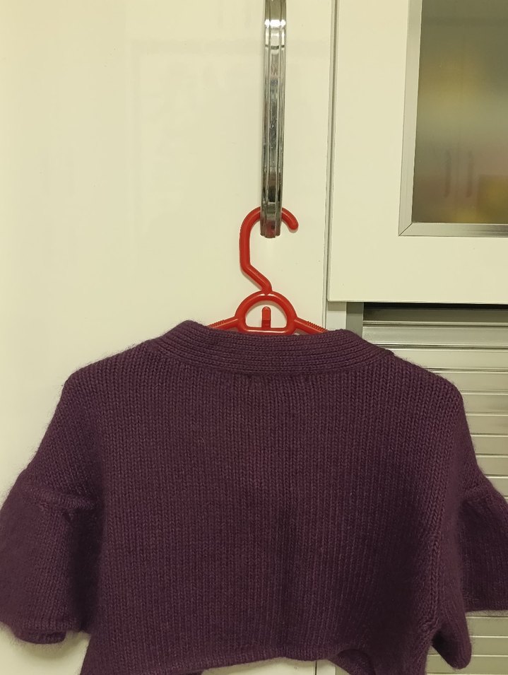 Kız Çocuk Mor Triko Bolero - Görsel 4