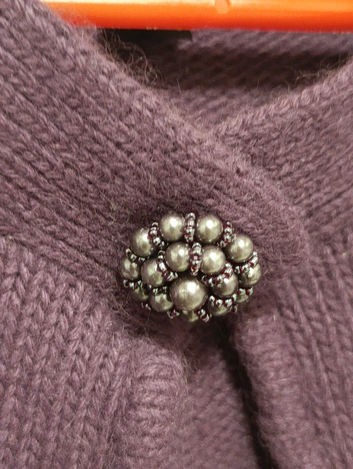 Kız Çocuk Mor Triko Bolero - Görsel 3