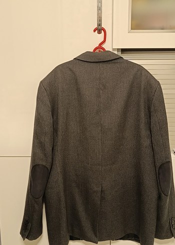 Gri Erkek Ceket Notch Yaka Regular Fit - Görsel 3