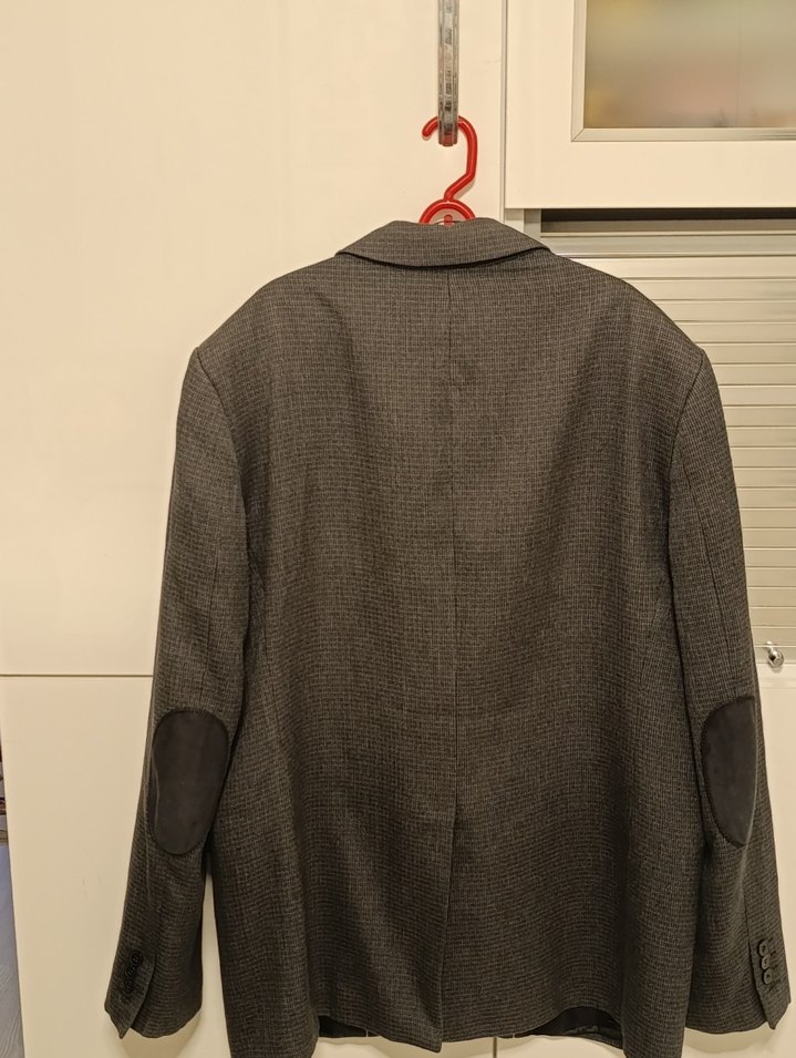 Gri Erkek Ceket Notch Yaka Regular Fit - Görsel 3