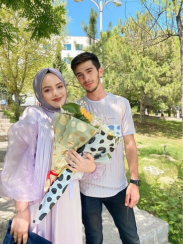 Diğer Hr butik mor tüllü elbise