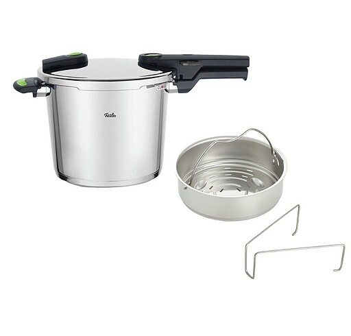 Fissler green 6 litre düdüklü tencere + aparatları dahil