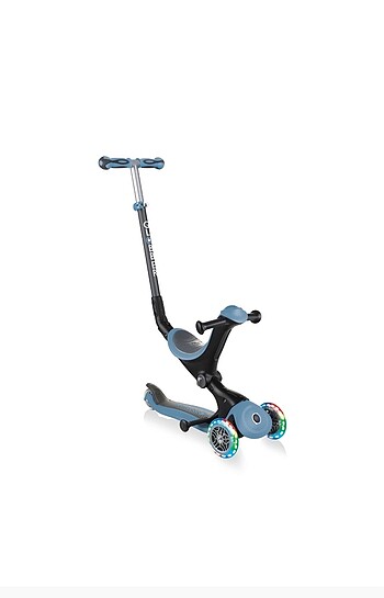 Beden Globber yeşil mavi scooter- Işıklı