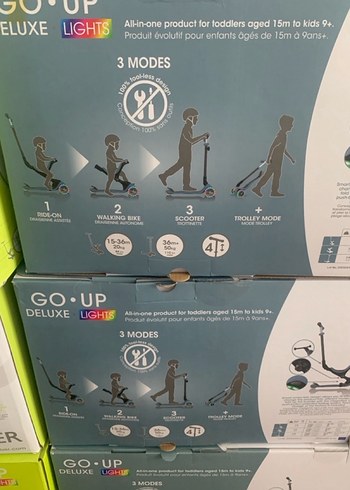 Globber Go-Up Deluxe Çocuk Scooter pastel mavi - Görsel 6