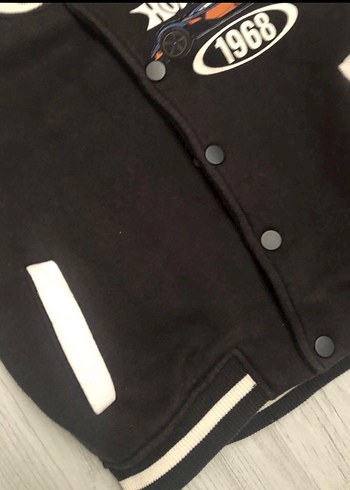 Beyaz Siyah Erkek Çocuk Sweatshirt C1968 - Görsel 4