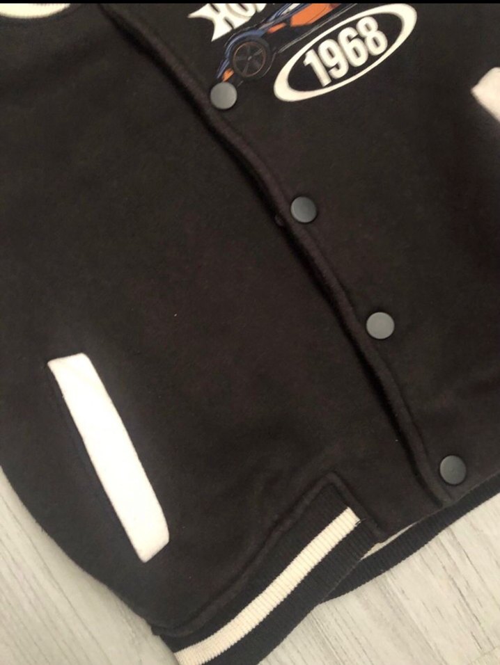 Beyaz Siyah Erkek Çocuk Sweatshirt C1968 - Görsel 4