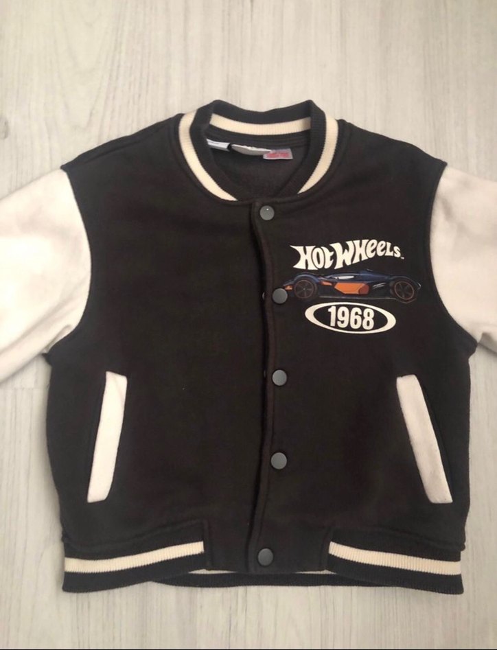 Beyaz Siyah Erkek Çocuk Sweatshirt C1968 - Görsel 2