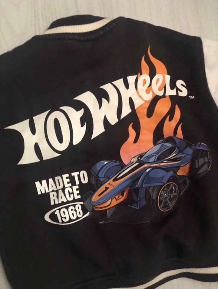 Beyaz Siyah Erkek Çocuk Sweatshirt C1968 - Görsel 5