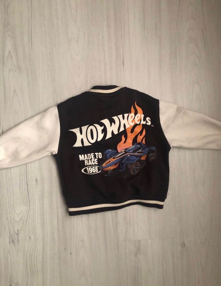 Beyaz Siyah Erkek Çocuk Sweatshirt C1968 - Görsel 3