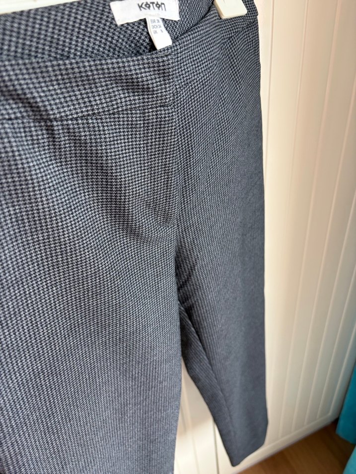 Gri Kadın Midi Kot Pantolon - Görsel 2