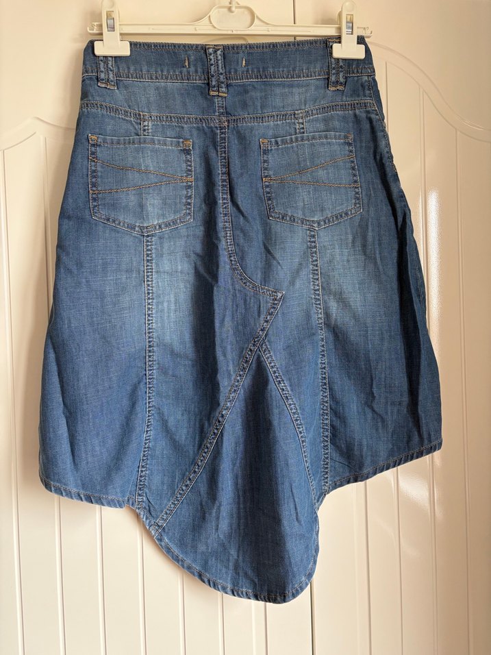 Kadın Mavi Kot Şort - Bol Kesim - Görsel 3