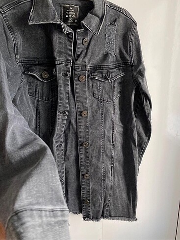 Collezione 38 beden füme uzun kot ceket