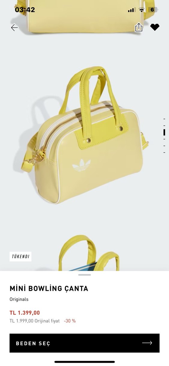 Adidas mini Bowling Çanta - Görsel 2