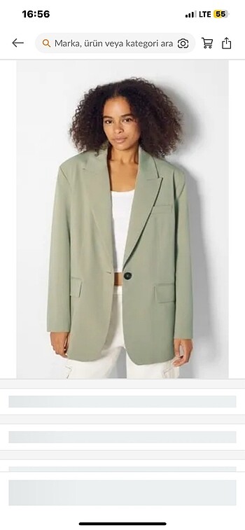 Bershka kadın blazer ceket