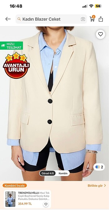 Trendyol & Milla Trendyol milla blazer ceket