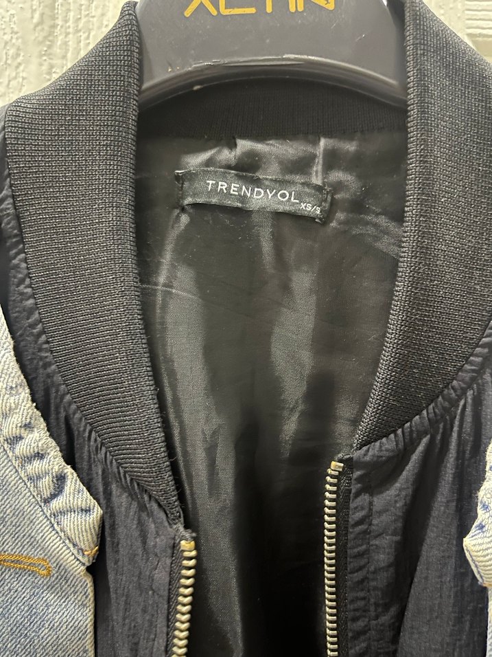 Trendyol milla Bomber denim Ceket - Görsel 4