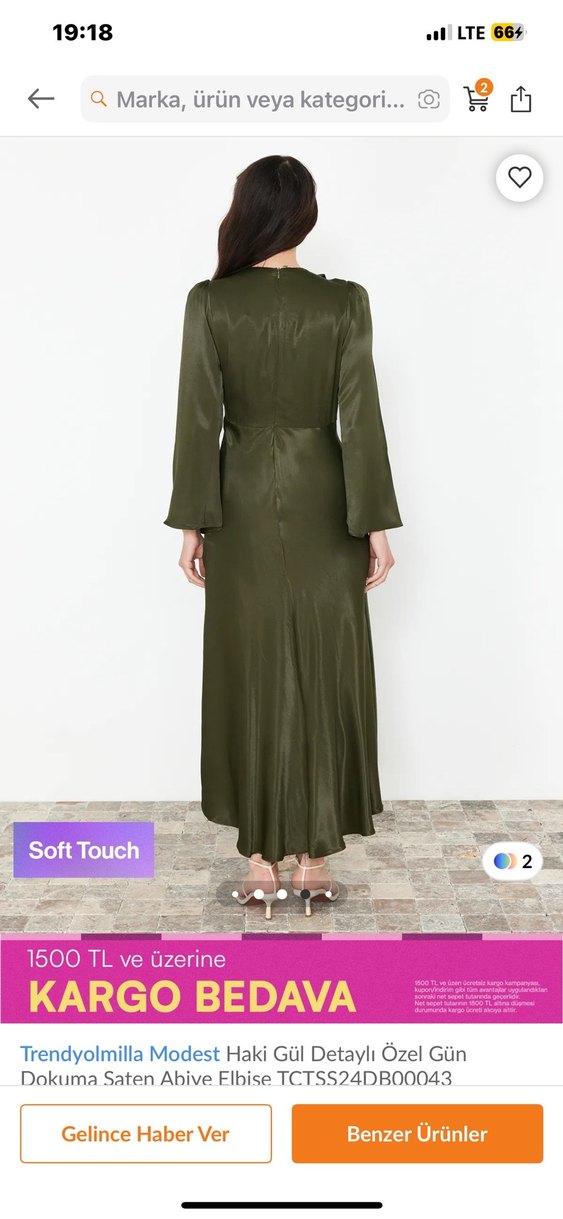 Trendyol milla abiye elbise - Görsel 3