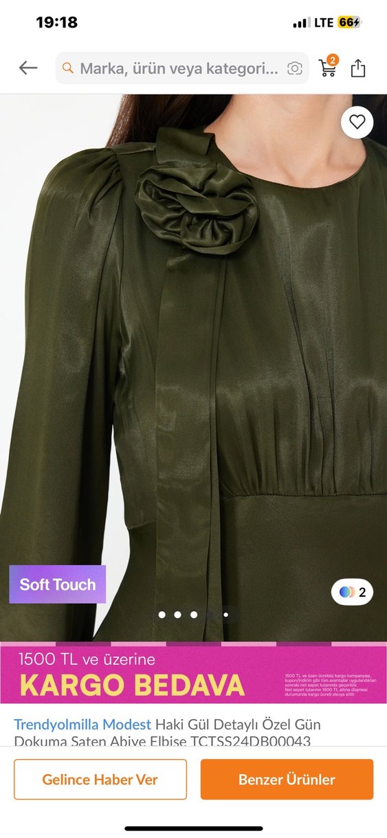 Trendyol milla abiye elbise - Görsel 2