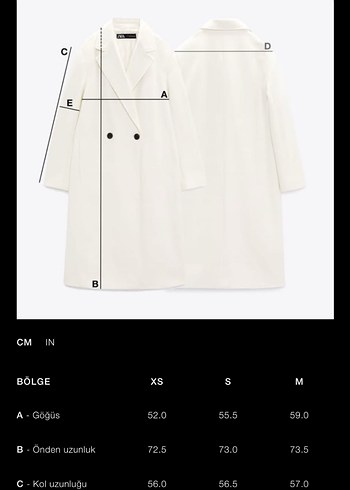 Zara suni kürklü kaban - Görsel 5