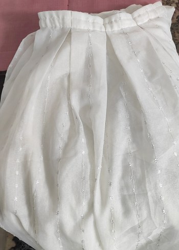 Nakışlı Beyaz Bohem Perde - Görsel 3