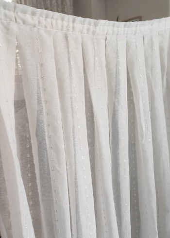 Nakışlı Beyaz Bohem Perde - Görsel 2