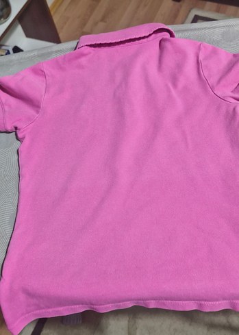 7 Yaş Beden pembe Renk U.S. Polo Assn. Kız Çocuk Pembe Polo Tişört