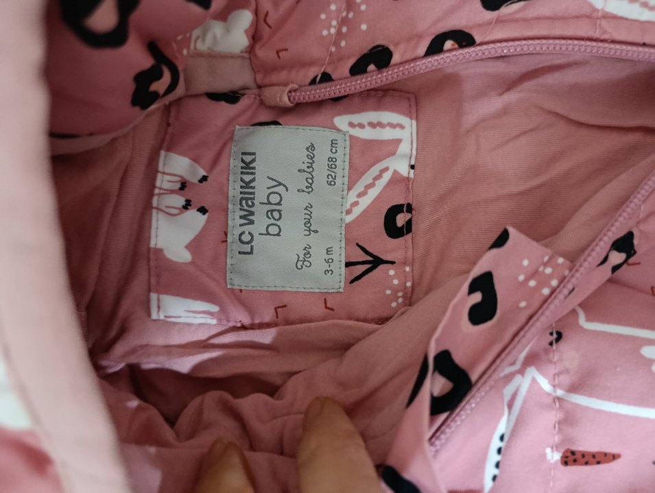 LC Waikiki Bebek astronot mont Pembe Desenli - Görsel 2