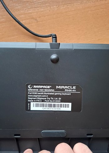 Rampage Mekanik Klavye - Görsel 2