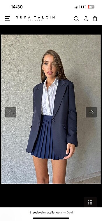 m Beden LACİVERT BLAZER